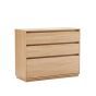 Oslo Oak 3 Drawer Chest of Drawers