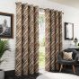Palermo Copper Ready Made Lined Eyelet Curtains