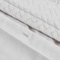 Paloma Quilted White Duvet Cover Set