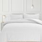 Paloma Quilted White Duvet Cover Set