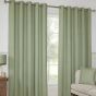Paros Sage Blackout ready Made Eyelet Curtains