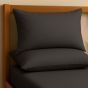 Percale Charcoal Pillowcase Pair