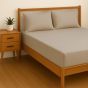 Percale Natural Cotton Mix Fitted Sheet Range