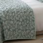 Phoebe Duck Egg Quilted Bedspread and Matching Pillowcases
