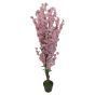 Artificial Pink Flowers in Pot