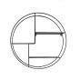 Salvage Wire Shelf Circle
