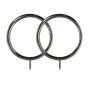 8 Pack Gun Metal Rings
