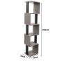 Mondello Grey Bookcase