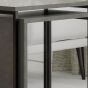 Vista Retro Grey Nest of 2 Tables