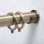 19mm Recess Antique Brass Bracket Pair