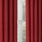 Zurich Red 90x90 Ready Made Blackout Eyelet Curtains
