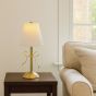 Ribbon Rechargeable Antique Brass Table Lamp
