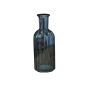 Blue Ridged Bottle Vase