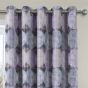 Rondo Purple Ready Made Eyelet Curtains