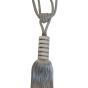 Shannon Rope Silver Tie Back