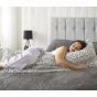 Fur Body Pillow White Snow Leopard