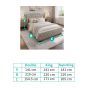 Sophie Natural Wing Bedframe BULKY