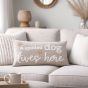 A Spoiled Dog Natural Filled Cushion