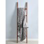 Stripe Faux Fur Grey Throw 150x200cm