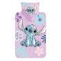 Stitch Lilac Cotton Rich Duvet Cover Set