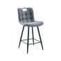 Symphony Dark Grey Bar Stool