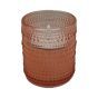 LED Terracotta Glass Candle