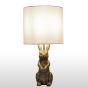 Thumper Pewter Table Lamp