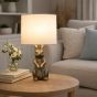Thumper Pewter Table Lamp