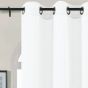 Siena White Eyelet Voile Panel