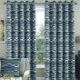 Utah Blue Blackout Ready Made Eyelet Curtains