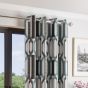 Vancouver Teal Ready Made Eyelet Curtains