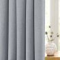 Venus Silver Blackout Ready Made Pencil Pleat Curtains