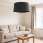Velvet Drum Charcoal Shade