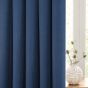 Venus Navy Blackout Ready Made Pencil Pleat Curtains