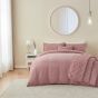 Verbier Pink Cotton Mix Duvet Cover Set