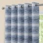 Visage Blue Blackout Ready Made Eyelet Curtains