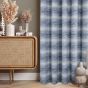 Visage Blue Blackout Ready Made Eyelet Curtains