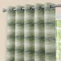 Visage Green Blackout Ready Made Eyelet Curtains