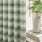 Visage Green Blackout Ready Made Eyelet Curtains
