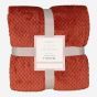 Waffle Rust Throw 150x200cm