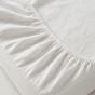 Hotel Collection 100% Cotton White Fitted Sheet
