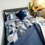 Xavier Grey & Navy Cotton Rich Duvet Set