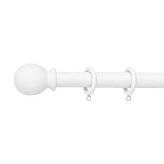 28mm Natur White Wooden Pole
