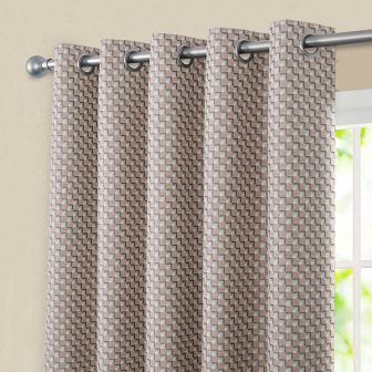 Avignon Natural Ready Made Eyelet Curtains