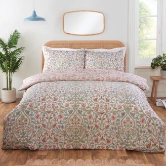 Bramley Natural Duvet Set and Fitted Sheet Set