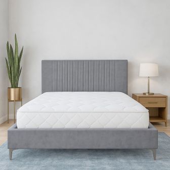 Dallas Velvet Grey Bed Frame