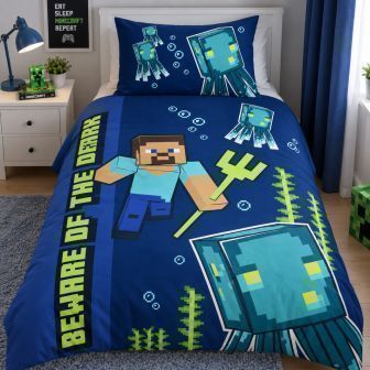Minecraft Adventure Cotton Rich Duvet Cover Set