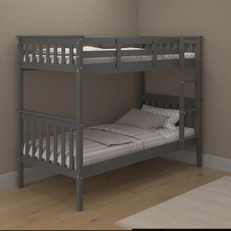 Gabby Dark Grey Bunk Beds