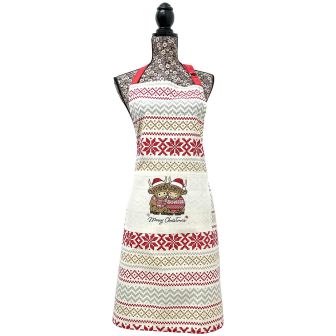 Merry Christmas Red Apron