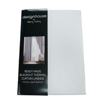 3 Pass Ivory Thermal Blackout Lining Pair